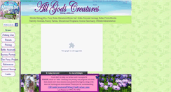 Desktop Screenshot of allgodscreatures.net